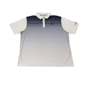 Head Men's Black and White Gradient  Golf Polo Shirt